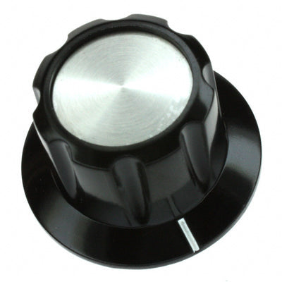 PKB90B1/4 by TE Connectivity ALCOSWITCH Switches - KNOB FLUTED W/SKIRT 0.250"" PLAST