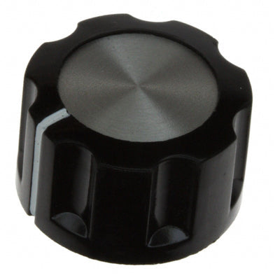 PKE90B1/4 by TE Connectivity ALCOSWITCH Switches - KNOB FLUTED 0.250"" PLASTIC