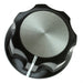 PKES120B1/4 by TE Connectivity ALCOSWITCH Switches - KNOB FLUTED W/SKIRT 0.250"" PLAST
