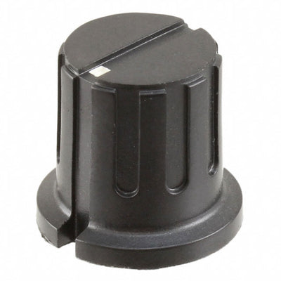 PKX50B1/4 by TE Connectivity ALCOSWITCH Switches - KNOB RIBBED W/SKIRT 0.250"" PLAST
