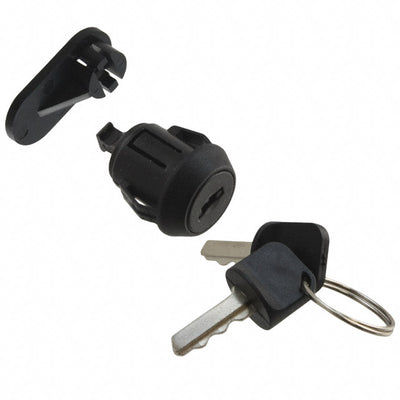 PL001UEBMA1K22 by C&K - SWITCHLOCK SP 4A 2POS BLACK