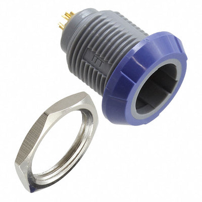 PLB4G620004 by ITT Cannon, LLC - CONNECTOR RECPT FMALE 4POS SOLDER CUP