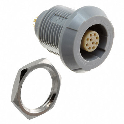 PLB4G820010 by ITT Cannon, LLC - CONNECTOR RECPT FMALE 10P SOLDER CUP