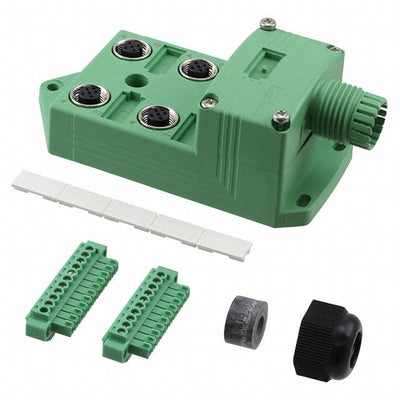 1437258 by Phoenix Contact - SENSOR ACTUATOR BOX 4SLOT 5POS