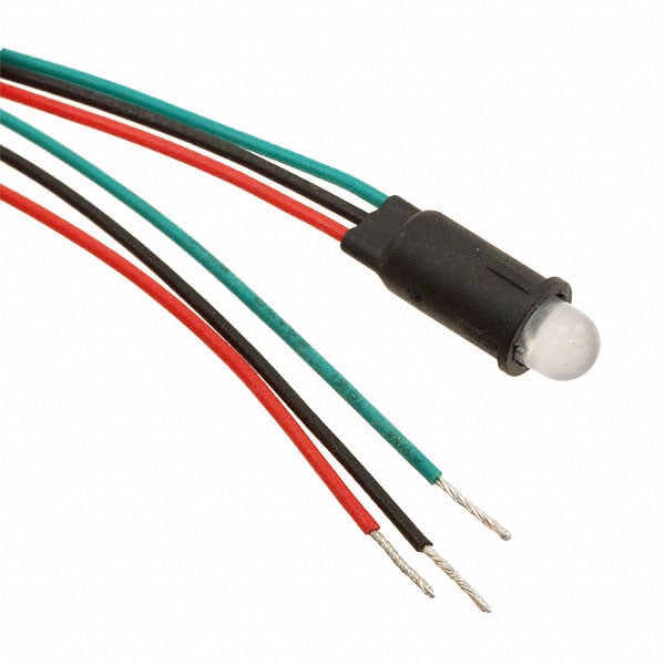 PM53-YGW10.0 by Bivar Inc. - PNL MNT GREEN, YLW W/WIRE 10