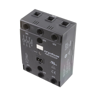 PM6760D50P by Sensata-Crydom - SOLIDSTATE RELAY 3PST-NO 50A 48-600V