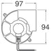 PMB1297PYB3-AY (2) by Sunon Fans - FAN BLOWER 97.2X33MM 12VDC WIRE