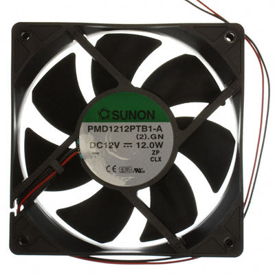PMD1212PTB1-A.(2).GN by Sunon Fans - FAN AXIAL 120X25MM 12VDC WIRE