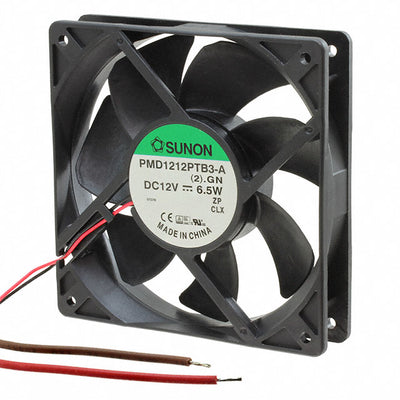PMD1212PTB3-A.(2).GN by Sunon Fans - FAN AXIAL 120X25MM 12VDC WIRE