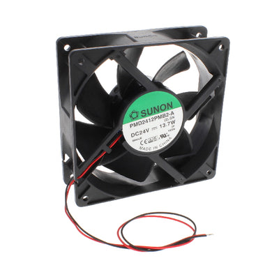 PMD2412PMB2-A.(2).GN by Sunon Fans - FAN AXIAL 120X38MM 24VDC WIRE