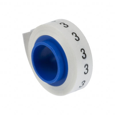 PMDR-3 by Panduit Corp - WIRE MARKER TAPE WHITE 8'ROLL