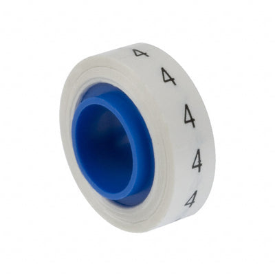 PMDR-4 by Panduit Corp - WIRE MARKER TAPE WHITE 8'ROLL