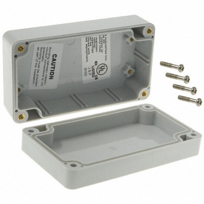 PN-1321 by Bud Industries - BOX PLAS GRAY 4.528""L X 2.559""W