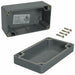 PN-1322-DG by Bud Industries - BOX ABS GRAY 4.528""L X 2.559""W