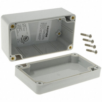 PN-1322 by Bud Industries - BOX PLAS GRAY 4.528""L X 2.559""W