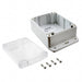 PN-1323-CMB by Bud Industries - BOX PLSTC GRAY/CLR 4.53""LX3.54""W