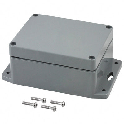 PN-1323-DGMB by Bud Industries - BOX ABS GRAY 4.528""L X 3.543""W