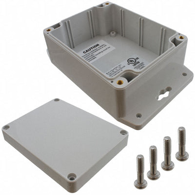 PN-1323-MB by Bud Industries - BOX PLAS GRAY 4.528""L X 3.543""W