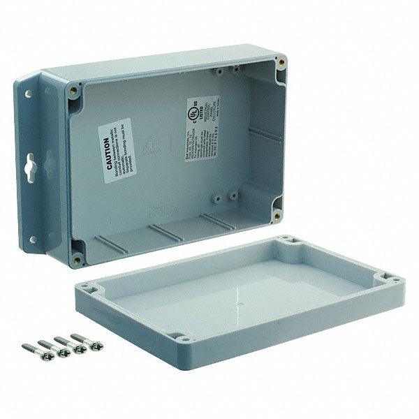 PN-1324-MB by Bud Industries - BOX PLAS GRAY 6.732""L X 4.764""W