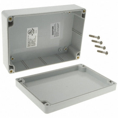 PN-1324 by Bud Industries - BOX PLAS GRAY 6.732""L X 4.764""W