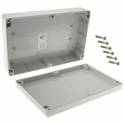 PN-1325 by Bud Industries - BOX PLAS GRAY 8.740""L X 5.740""W
