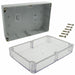 PN-1329-C by Bud Industries - BOX PLSTC GRAY/CLR 8.74""LX5.74""W