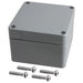 PN-1331-DG by Bud Industries - BOX ABS GRAY 3.228""L X 3.150""W