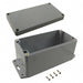 PN-1333-DGMB by Bud Industries - BOX ABS GRAY 6.387""L X 3.246""W