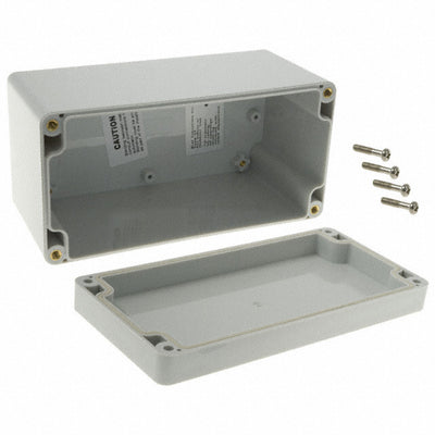 PN-1333 by Bud Industries - BOX PLAS GRAY 6.299""L X 3.150""W