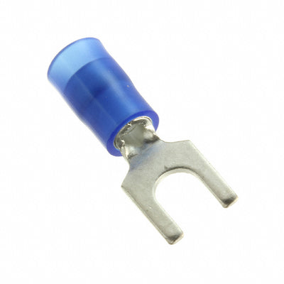 PN14-8F-M by Panduit Corp - CONNECTOR SPADE TERM 14-16AWG #8 BLU