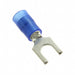 PN14-8F-M by Panduit Corp - CONNECTOR SPADE TERM 14-16AWG #8 BLU