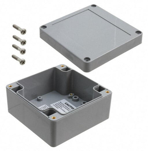 PNR-2606-DG by Bud Industries - BOX ABS GRAY 9.430""L X 4.720""W