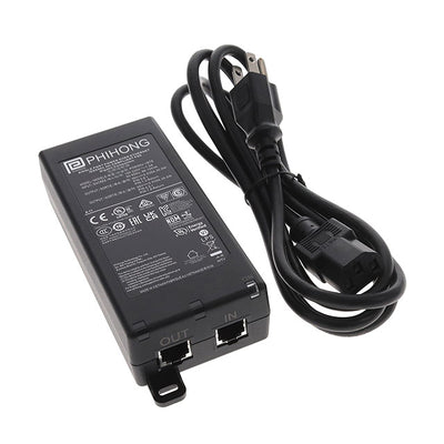 POE60U-1BTE-A-RC by Phihong USA - IEEE802.3BT - POE DESKTOP C14 GI