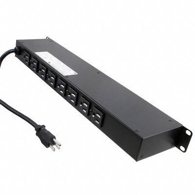 POS-194-S by Bud Industries - POWER OUTLET STRIP 15A 8 REAR