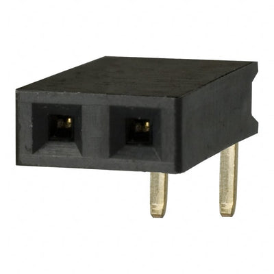 PPPC021LGBN by Sullins Connector Solutions - CONNECTOR HDR 2POS 0.1 GOLD PCB R/A
