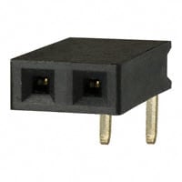 PPPC021LGBN-RC by Sullins Connector Solutions - CONNECTOR HDR 2POS 0.1 GOLD PCB R/A