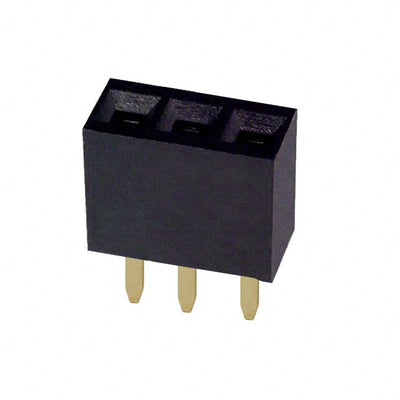 PPPC031LFBN-RC by Sullins Connector Solutions - CONNECTOR HDR 3POS 0.1 GOLD PCB