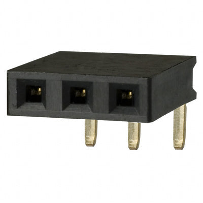 PPPC031LGBN by Sullins Connector Solutions - CONNECTOR HDR 3POS 0.1 GOLD PCB R/A