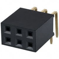 PPPC032LJBN-RC by Sullins Connector Solutions - CONNECTOR HDR 6POS 0.1 GOLD PCB R/A