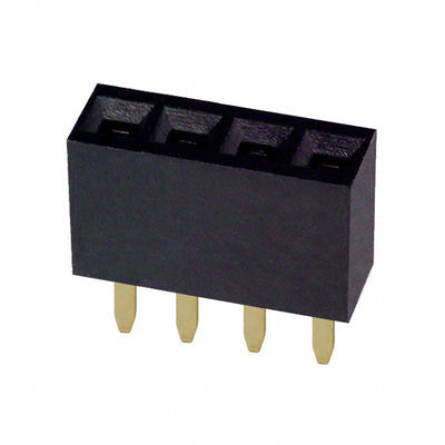 PPPC041LFBN by Sullins Connector Solutions - CONNECTOR HDR 4POS 0.1 GOLD PCB