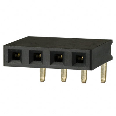 PPPC041LGBN by Sullins Connector Solutions - CONNECTOR HDR 4POS 0.1 GOLD PCB R/A