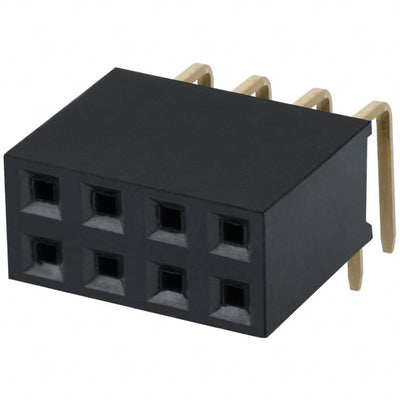 PPPC042LJBN-RC by Sullins Connector Solutions - CONNECTOR HDR 8POS 0.1 GOLD PCB R/A