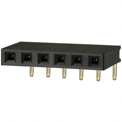 PPPC061LGBN by Sullins Connector Solutions - CONNECTOR HDR 6POS 0.1 GOLD PCB R/A