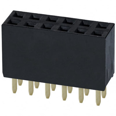 PPPC062LFBN-RC by Sullins Connector Solutions - CONNECTOR HDR 12POS 0.1 GOLD PCB