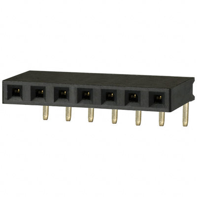 PPPC071LGBN by Sullins Connector Solutions - CONNECTOR HDR 7POS 0.1 GOLD PCB R/A