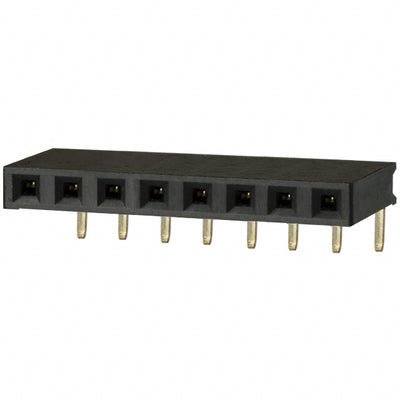 PPPC081LGBN by Sullins Connector Solutions - CONNECTOR HDR 8POS 0.1 GOLD PCB R/A