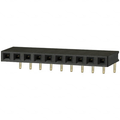 PPPC101LGBN by Sullins Connector Solutions - CONNECTOR HDR 10POS 0.1 GOLD PCB R/A
