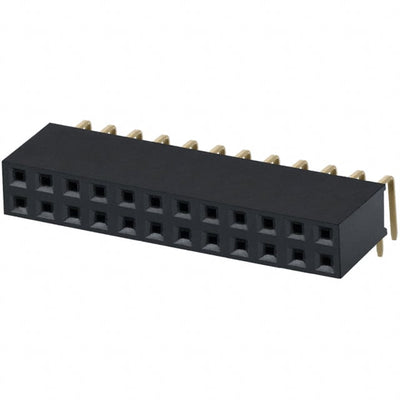PPPC122LJBN-RC by Sullins Connector Solutions - CONNECTOR HDR 24POS 0.1 GOLD PCB R/A