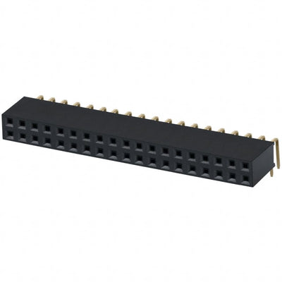 PPPC192LJBN by Sullins Connector Solutions - CONNECTOR HDR 38POS 0.1 GOLD PCB R/A