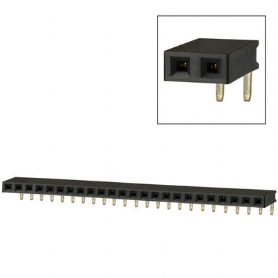 PPPC241LGBN-RC by Sullins Connector Solutions - CONNECTOR HDR 24POS 0.1 GOLD PCB R/A